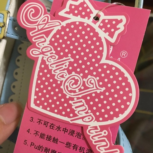 Japanese Baby Blue Lolita dress shoes - Picture 7 of 8